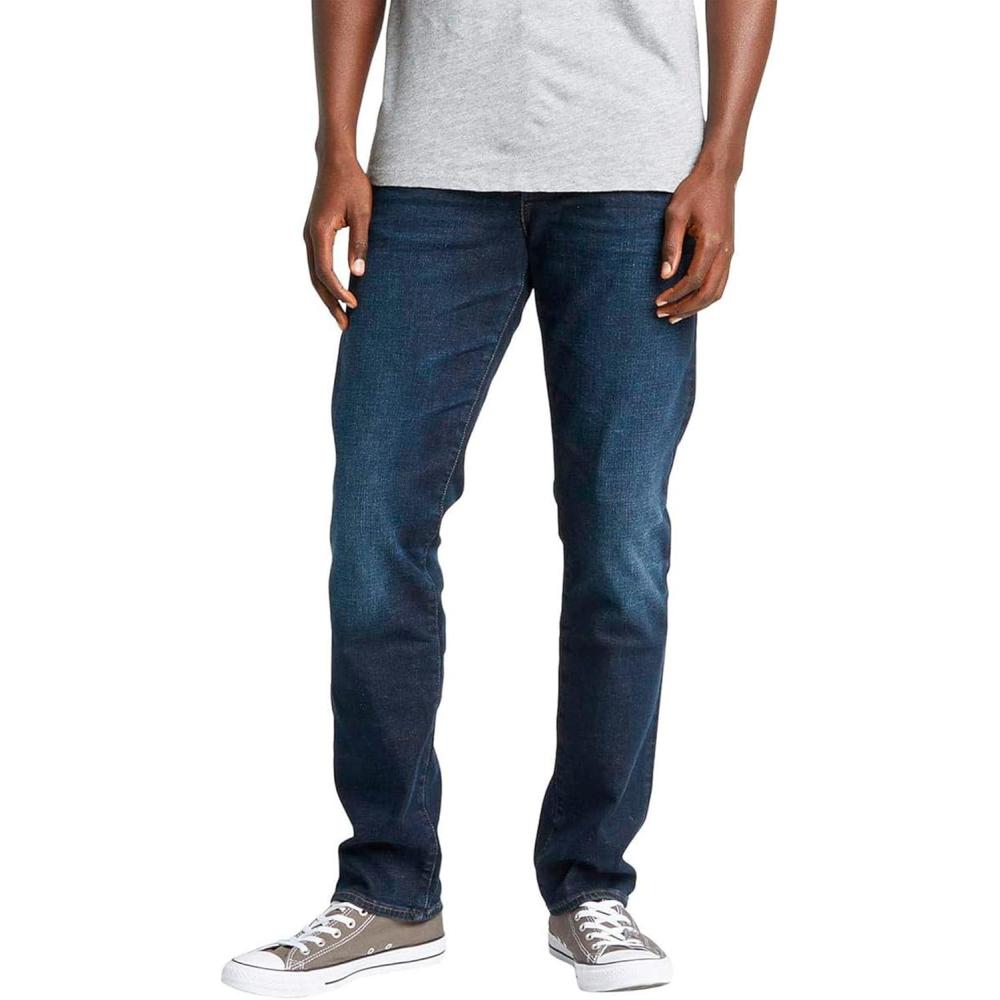 image:imageSilver Jeans Co Mens Machray Athletic Fit Straight Leg JeansClean Dark Indigo Rinse