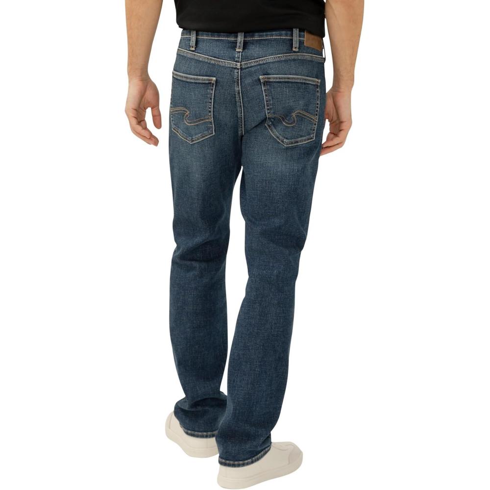 image:imageSilver Jeans Co Mens Machray Athletic Fit Straight Leg JeansShadow