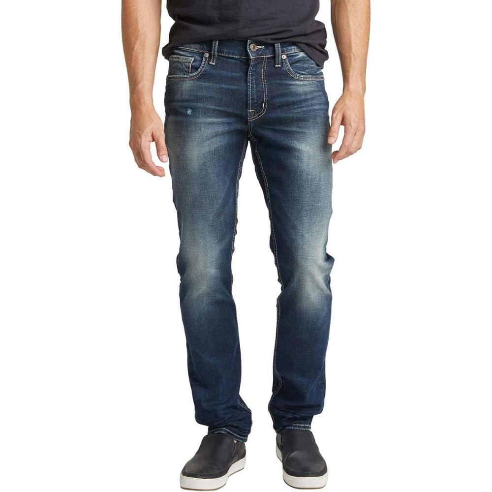 image:imageSilver Jeans Co Mens Taavi Fit Skinny Leg JeansDark Indigo Wash