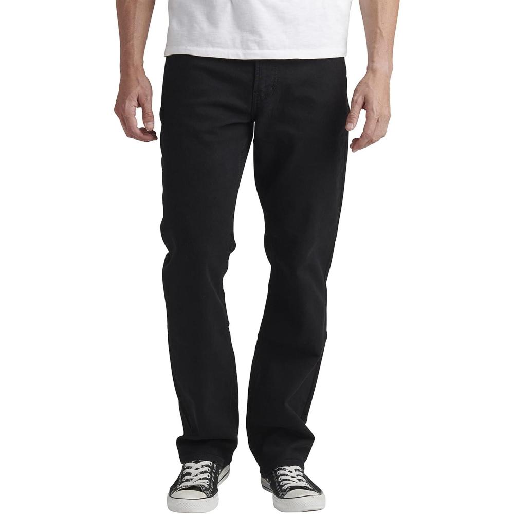 image:imageSilver Jeans Co Mens The Athletic Fit Tapered Leg JeansDark Wash Ajb518