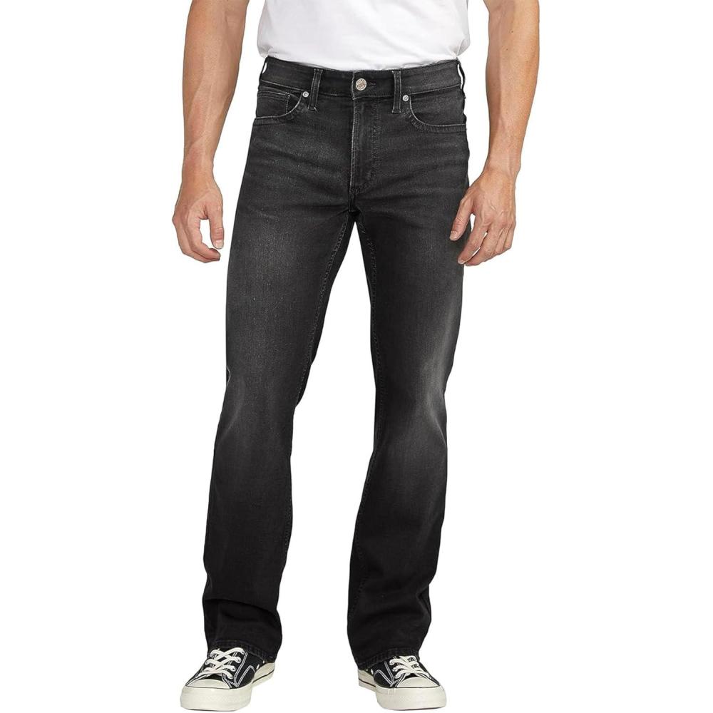 image:imageSilver Jeans Co Mens Zac Relaxed Fit Straight Leg Jean LegacyDark Wash 1ab547