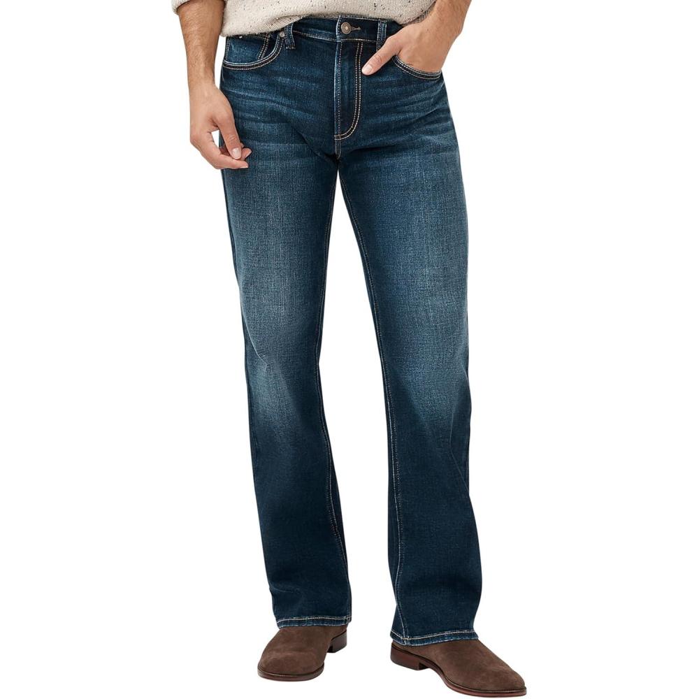 image:imageSilver Jeans Co Mens Zac Relaxed Fit Straight Leg Jean LegacyDark Wash Indigo