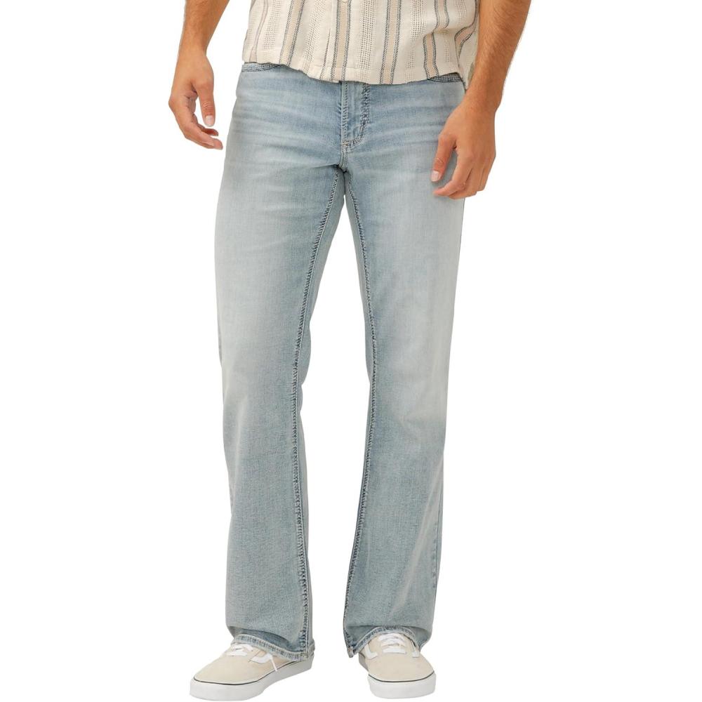 image:imageSilver Jeans Co Mens Zac Relaxed Fit Straight Leg Jean LegacyLight Wash