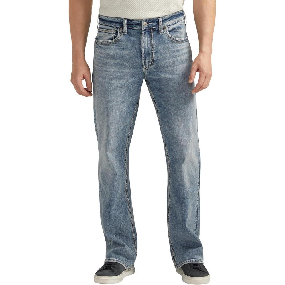 image:imageSilver Jeans Co Mens Zac Relaxed Fit Straight Leg Jean LegacyMed Wash Fcs281