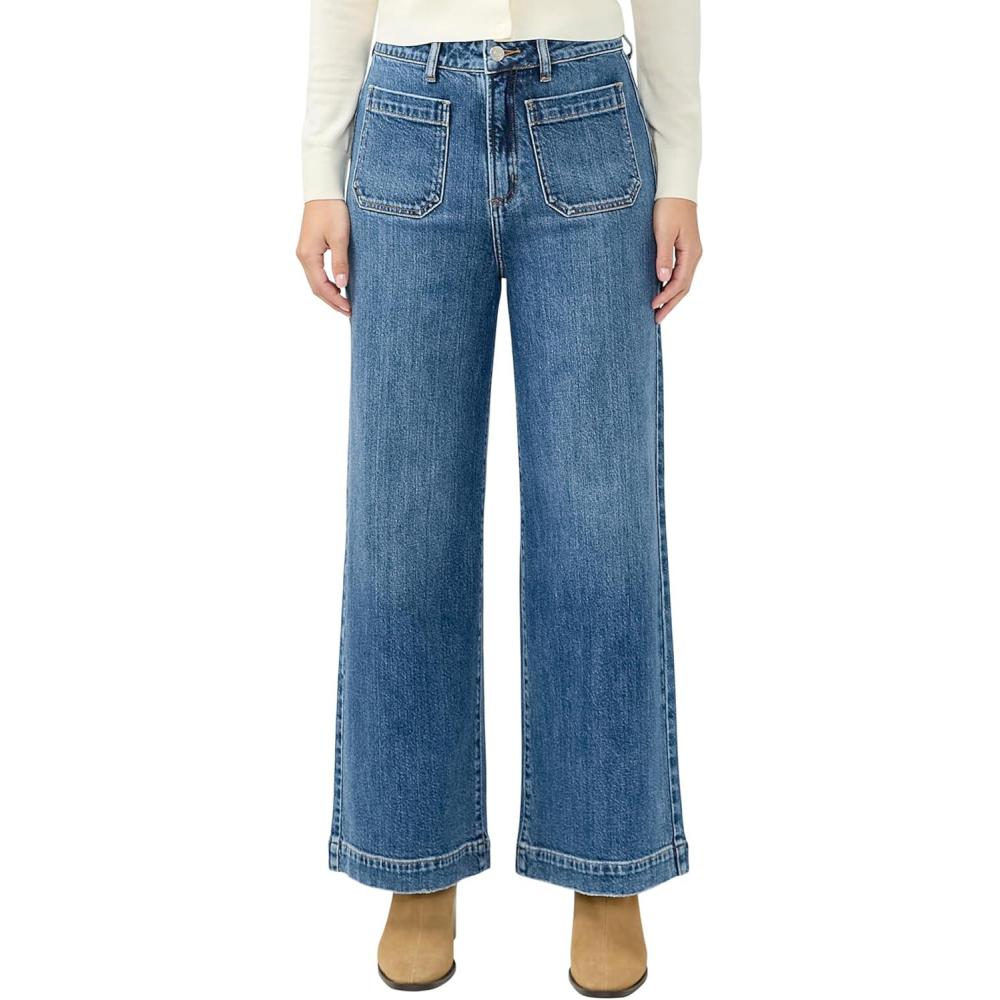 image:imageSilver Jeans Co Womens 70s High Rise Wide Leg JeansIndigo