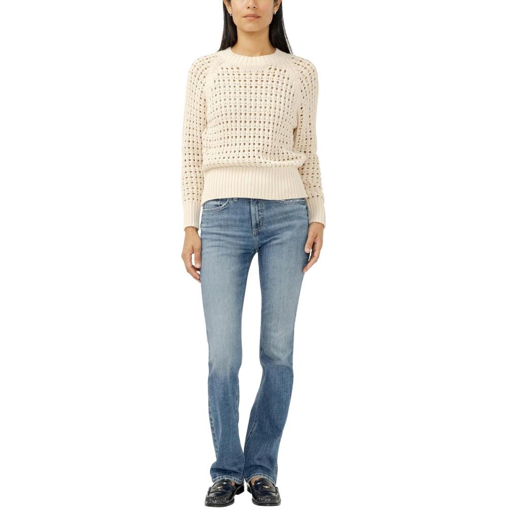 image:imageSilver Jeans Co Womens Avery High Rise Curvy Fit Slim Bootcut JeansBridge