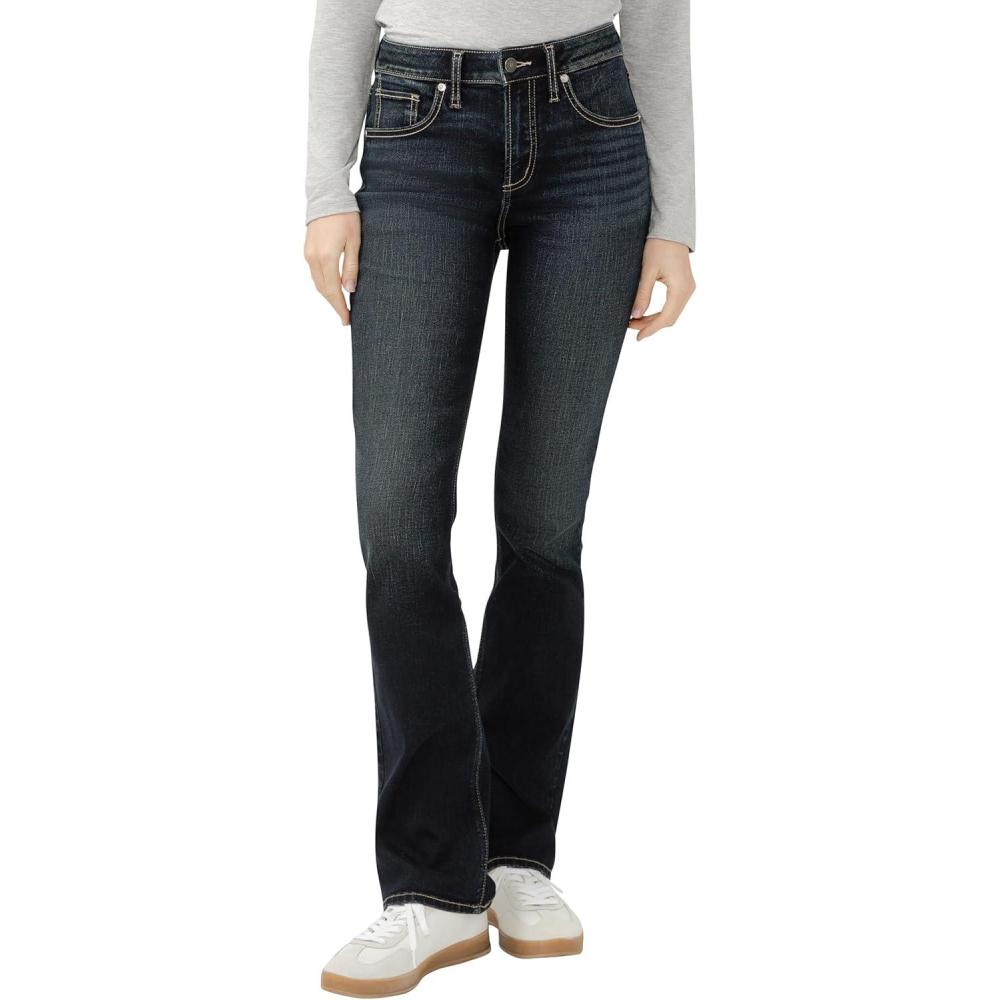 image:imageSilver Jeans Co Womens Avery High Rise Curvy Fit Slim Bootcut JeansDakota