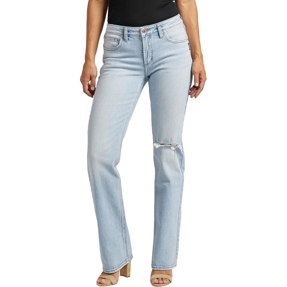 image:imageSilver Jeans Co Womens Be Low Low Rise Bootcut JeansLight Wash Rcs147