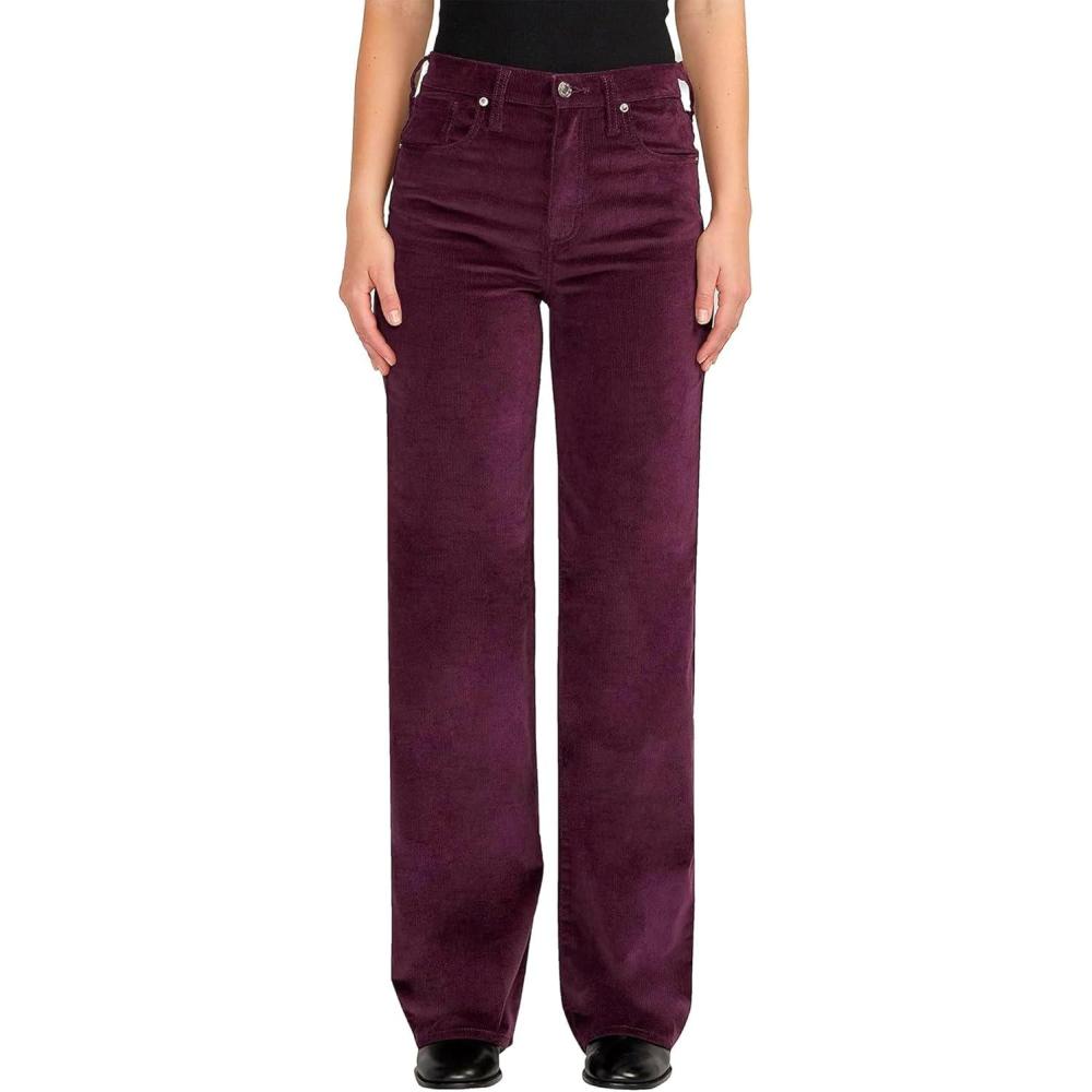 image:imageSilver Jeans Co Womens Highly Desirable High Rise Trouser Leg PantsMesa