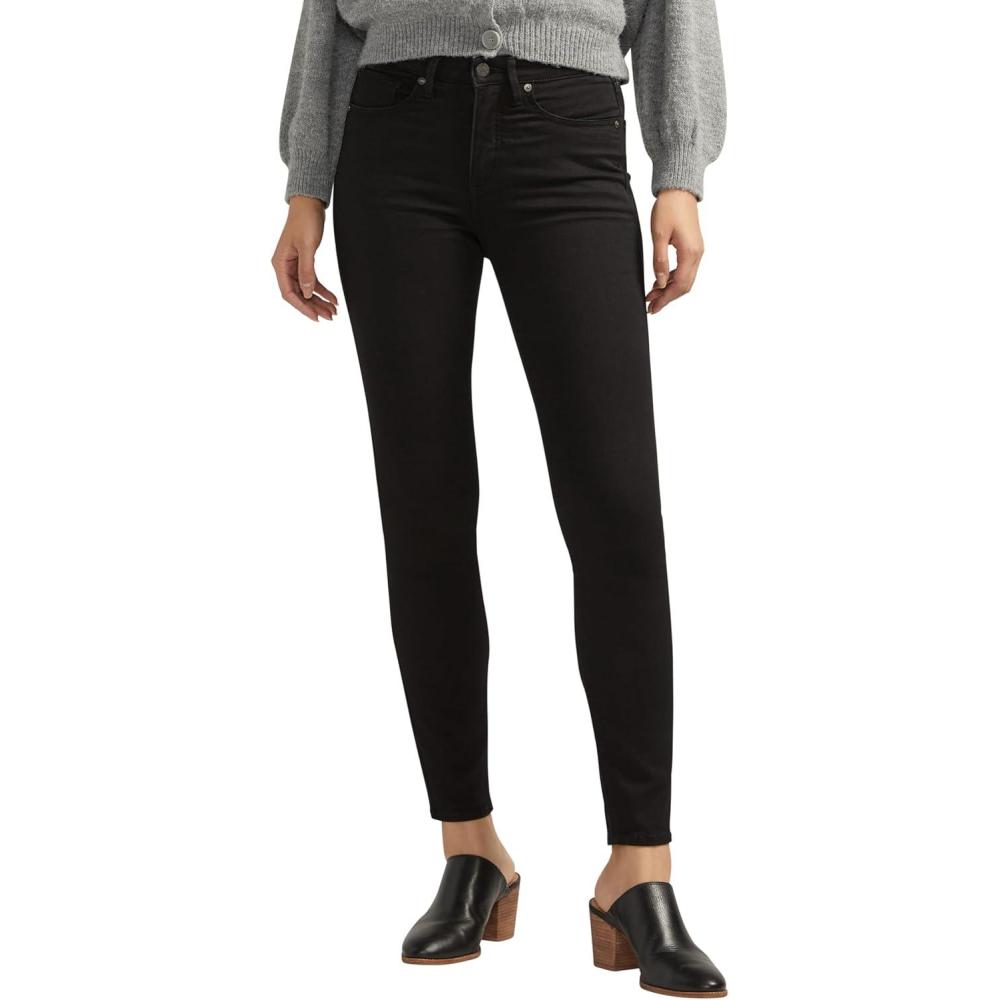 image:imageSilver Jeans Co Womens Isbister High Rise Skinny Leg JeansBlack