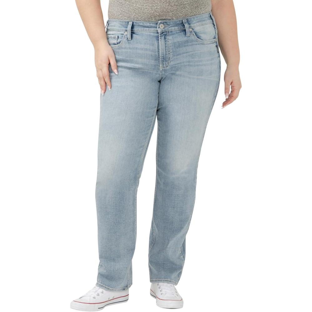 image:imageSilver Jeans Co Womens Plus Size Suki Mid Rise Slim Bootcut JeansBlue