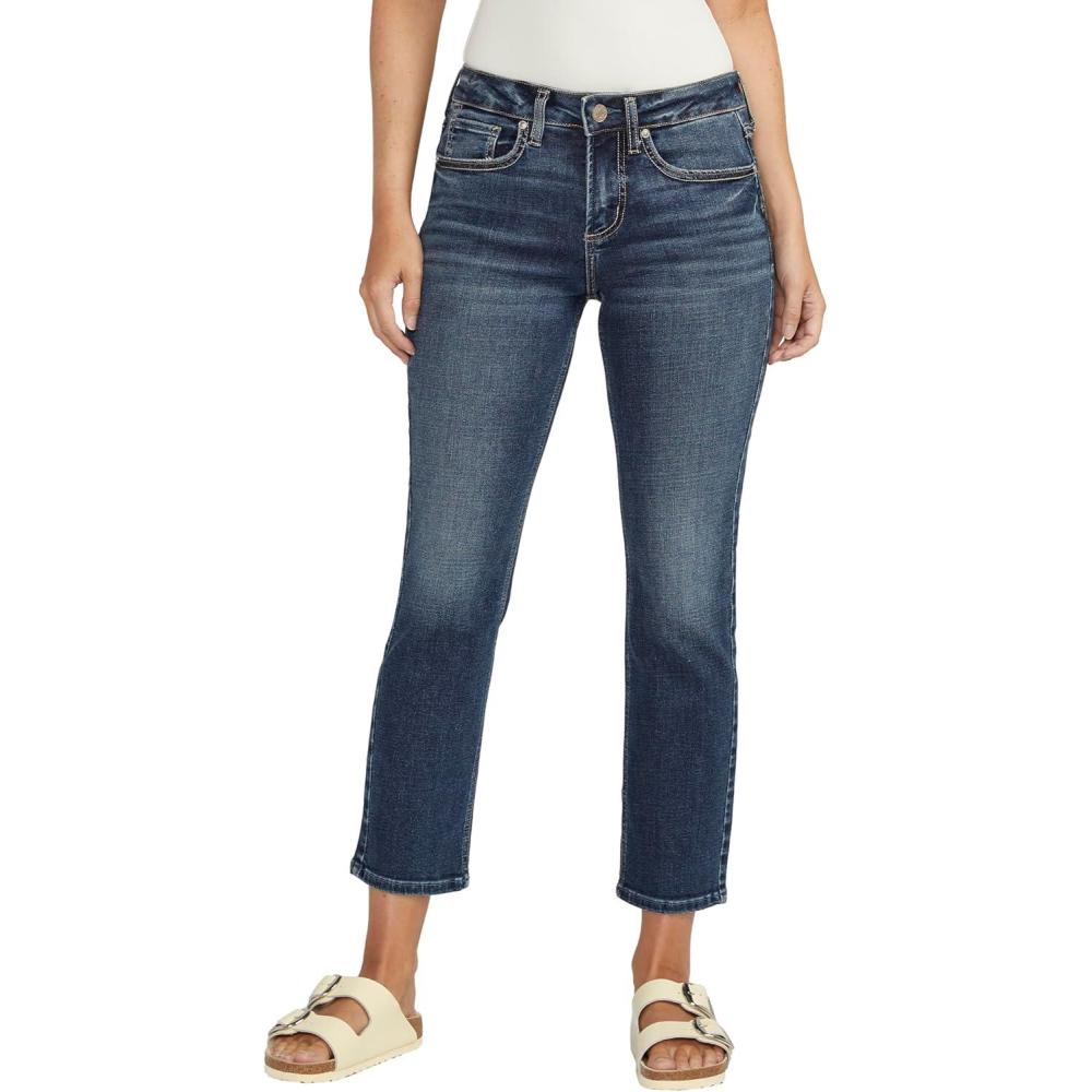 image:imageSilver Jeans Co Womens Suki Mid Rise CurvyMed Wash Cvs376