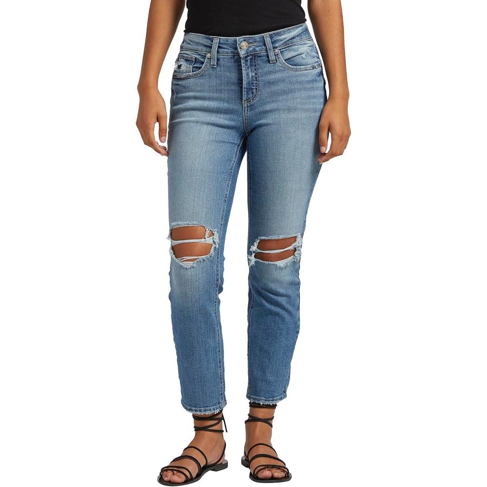 image:imageSilver Jeans Co Womens Suki Mid Rise CurvyMed Wash Eae245