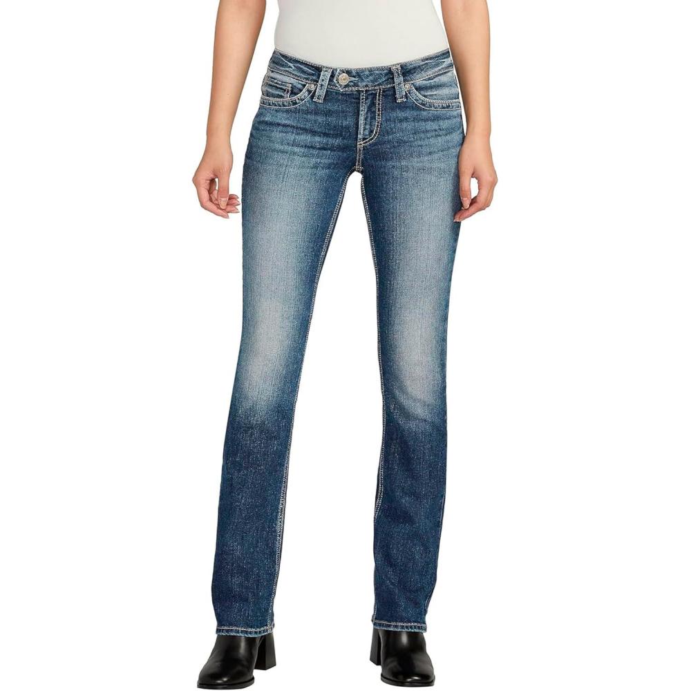 image:imageSilver Jeans Co Womens Tuesday Low Rise Slim Bootcut JeansMed Wash Ekc362