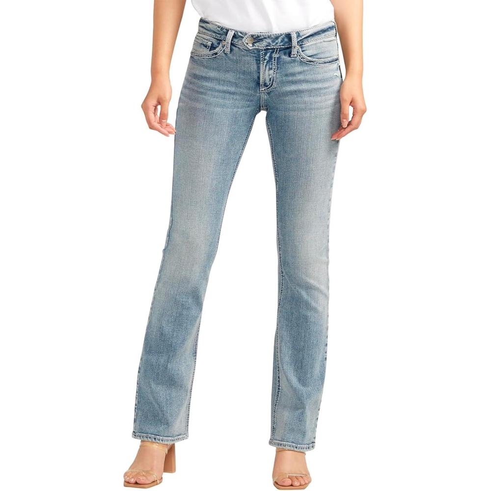 image:imageSilver Jeans Co Womens Tuesday Low Rise Slim Bootcut JeansMed Wash Scv213
