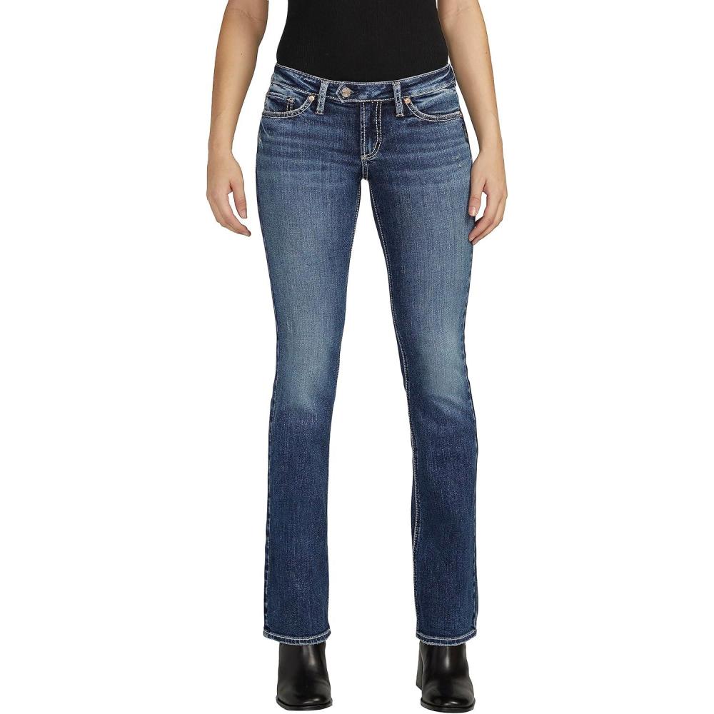 image:imageSilver Jeans Co Womens Tuesday Low Rise Slim Bootcut JeansMed Wash Scv305