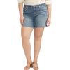 image:imageSilver Jeans Co Womens Plus Size Beau High Rise ShortsDenim ShortsMed Wash Ccg307