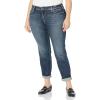 image:imageSilver Jeans Co Womens Plus Size Boyfriend Mid Rise Slim Leg Jeans  LegacyDark Heritage Egx485