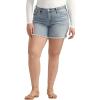 image:imageSilver Jeans Co Womens Plus Size Suki Mid Rise Curvy Fit ShortIndigo
