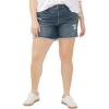 image:imageSilver Jeans Co Womens Plus Size Suki Mid Rise Curvy Fit ShortLuxe Stretch Dark Indigo