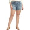 image:imageSilver Jeans Co Womens Plus Size Suki Mid Rise Curvy Fit ShortMed Wash Ecf278