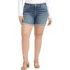 image:imageSilver Jeans Co Womens Plus Size Suki Mid Rise Curvy Fit ShortMed Wash Ekc381