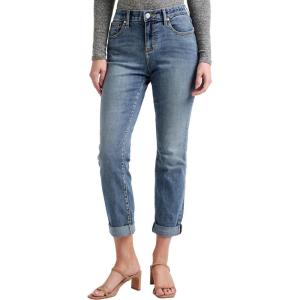JAG Women’s Carter Mid Rise Girlfriend Jeans, Mid Vintage(Mid Vintage)