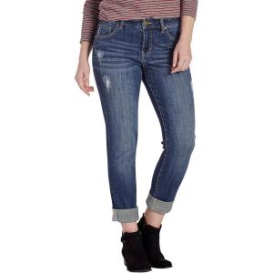 Jag Jeans Women’s Carter Mid Rise Girlfriend Jeans(Thorne Blue 2467457)