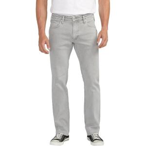 Silver Jeans Co. Men’s Allan Slim Fit Straight Leg Jeans(Cement)
