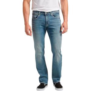 Silver Jeans Co. Men’s Allan Slim Fit Straight Leg Jeans(Med Wash Caa294)