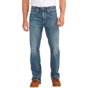 Silver Jeans Co. Mens Craig Easy Fit Bootcut Jeans(Dark Wash Sdk388)