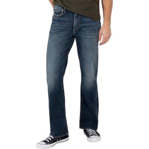 Silver Jeans Co. Mens Craig Easy Fit Bootcut Jeans(Deep Dark Rinse)