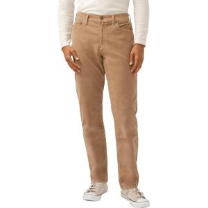 Silver Jeans Co. Men’s Eddie Athletic Fit Tapered Leg Jeans(Corduroy Coffee)