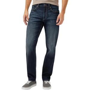 Silver Jeans Co. Men’s Eddie Athletic Fit Tapered Leg Jeans(Dark Wash)