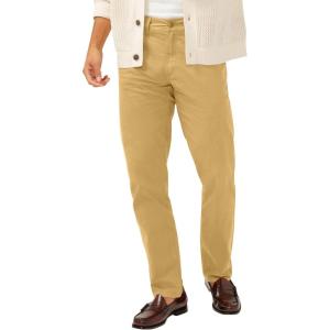Silver Jeans Co. Men’s Eddie Athletic Fit Tapered Leg Jeans(Essential Twill Tan)