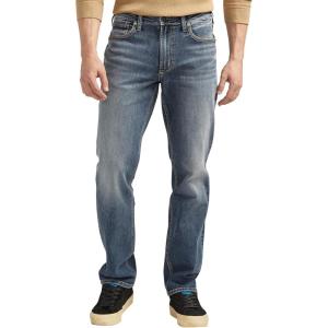 Silver Jeans Co. Men’s Eddie Athletic Fit Tapered Leg Jeans(Indigo)