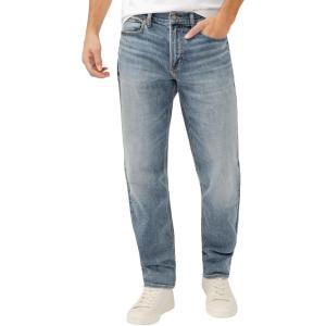 Silver Jeans Co. Men’s Eddie Athletic Fit Tapered Leg Jeans(Light Indigo)