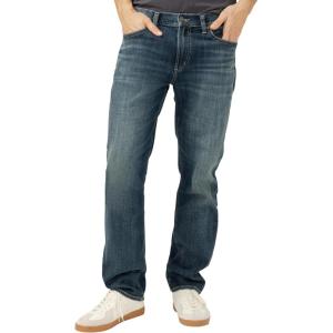Silver Jeans Co. Mens Eddie Classic Athletic Fit Tapered Leg Jeans(Dark Wash Lds354)