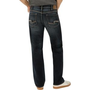 Silver Jeans Co. Men’s Gordie Relaxed Fit Straight Leg Jeans(Bull)