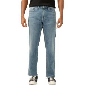 Silver Jeans Co. Men’s Gordie Relaxed Fit Straight Leg Jeans(Med Wash)