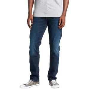 Silver Jeans Co. Men’s Machray Athletic Fit Straight Leg Jeans(Clean Dark Indigo Rinse)