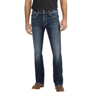 Silver Jeans Co. Men’s Zac Relaxed Fit Straight Leg Jean – Legacy(Dark Wash Eae314)