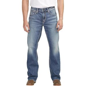 Silver Jeans Co. Men’s Zac Relaxed Fit Straight Leg Jean – Legacy(Dark Wash Sdk353)