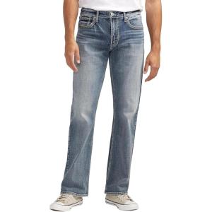 Silver Jeans Co. Men’s Zac Relaxed Fit Straight Leg Jean – Legacy(Indigo)