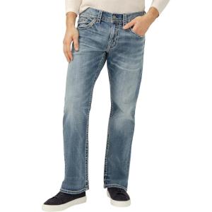 Silver Jeans Co. Men’s Zac Relaxed Fit Straight Leg Jean – Legacy(Light Indigo)