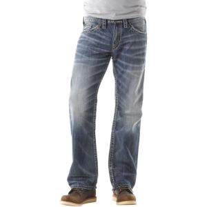 Silver Jeans Co. Men’s Zac Relaxed Fit Straight Leg Jean – Legacy(Light Wash Blue)