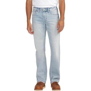 Silver Jeans Co. Men’s Zac Relaxed Fit Straight Leg Jean – Legacy(Light Wash Soc160)