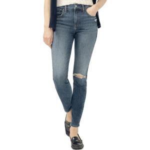 Silver Jeans Co. Women’s Avery High Rise Curvy Fit Skinny Jeans(Beverly)