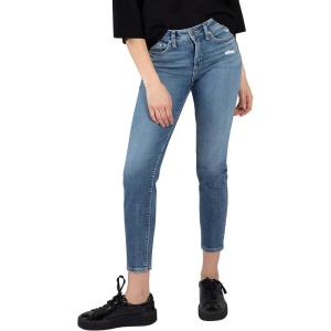 Silver Jeans Co. Women’s Avery High Rise Curvy Fit Skinny Jeans(Medium Eco Wash)