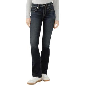 Silver Jeans Co. Women’s Avery High Rise Curvy Fit Slim Bootcut Jeans(Dakota)